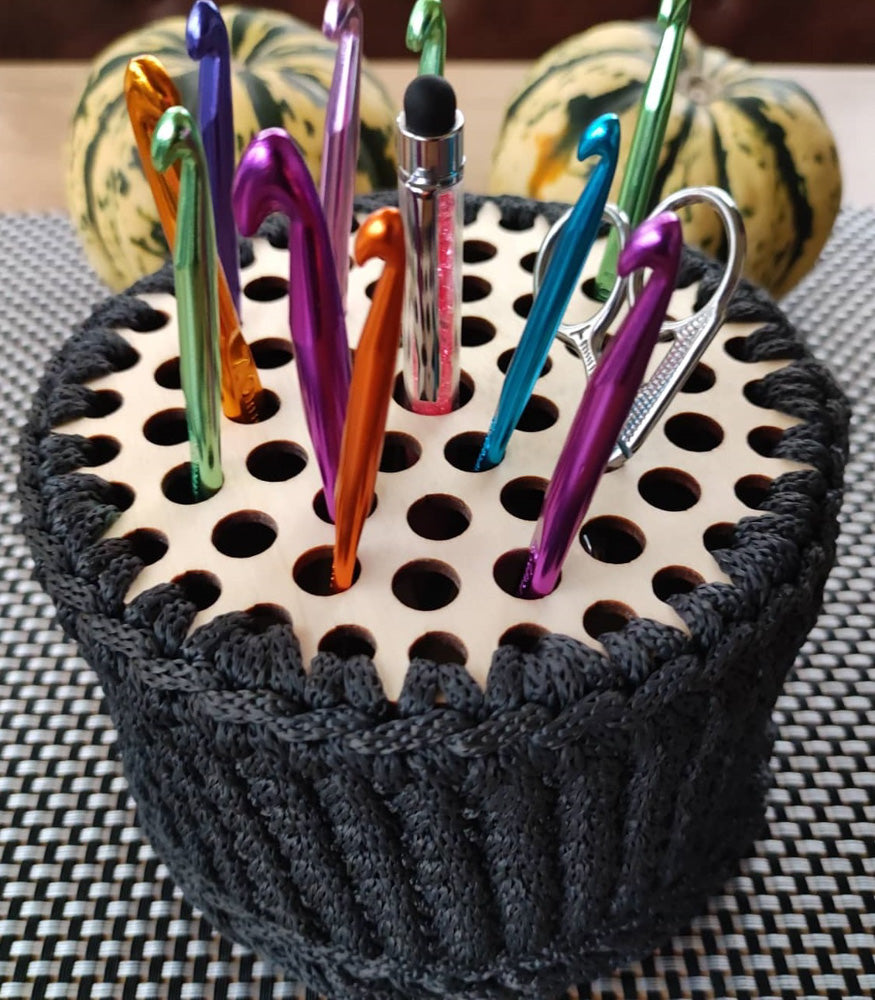 Aufbewahrung für Sticknadeln/Häkelnadeln zum Häkeln, 2-teilig - Bastelbedarf -> Häkeln und Stricken -> Häkelboden von mahina