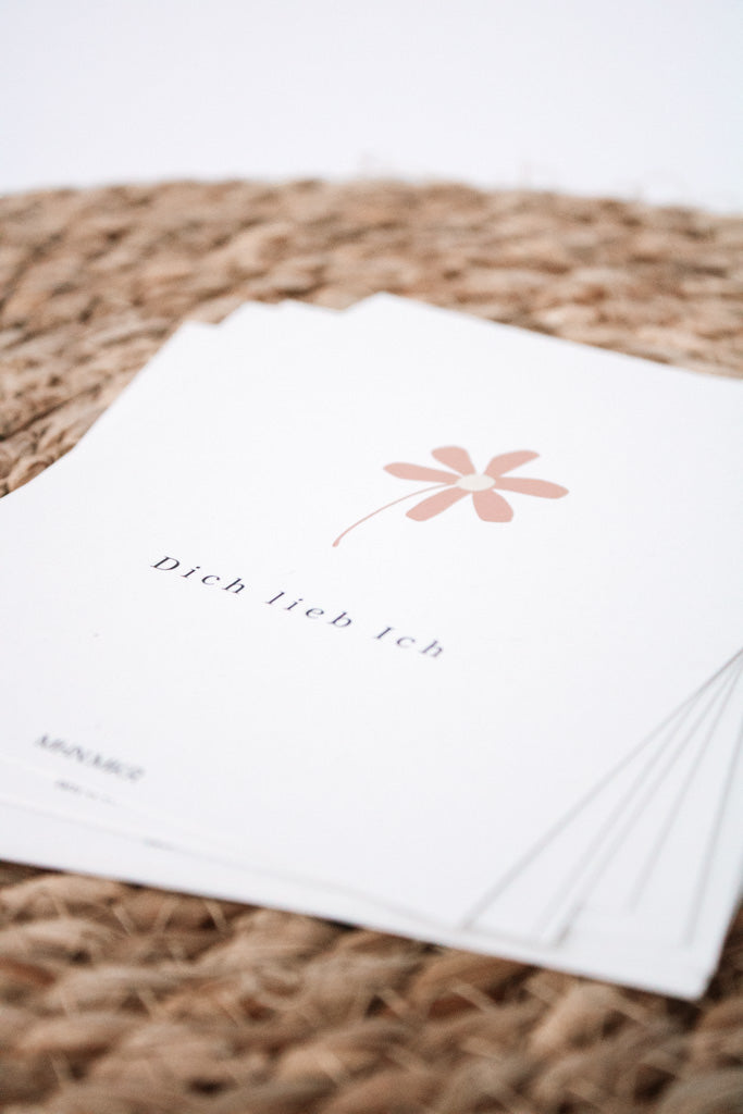 Geschenkkarte "Dich Lieb Ich" - mahina