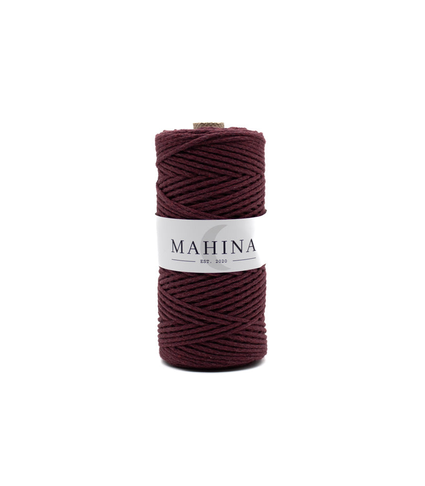 MAHINA Garn 2mm geflochten 150m verschiedene Farben - mahina