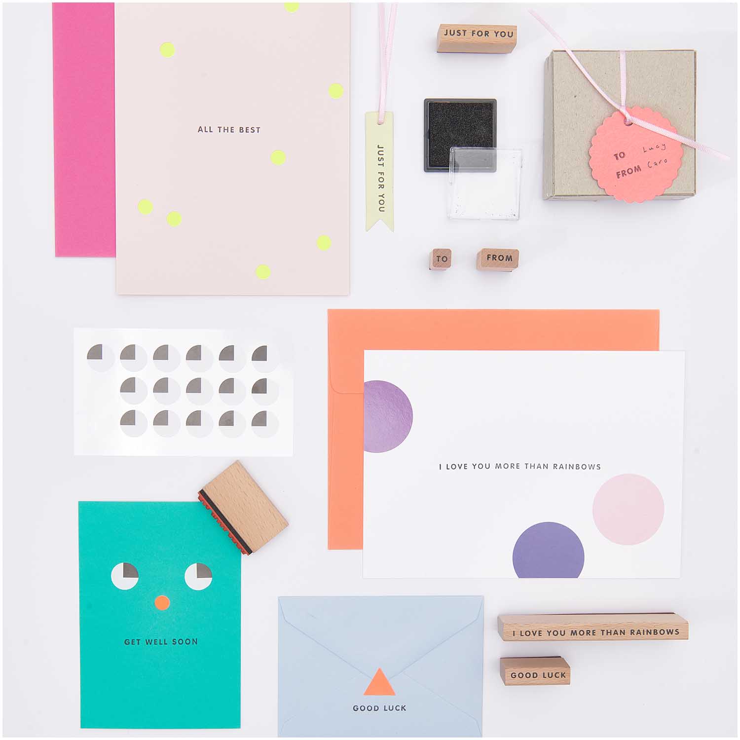 Paper Poetry Stempelset "Texte Englisch" 33teilig - mahina