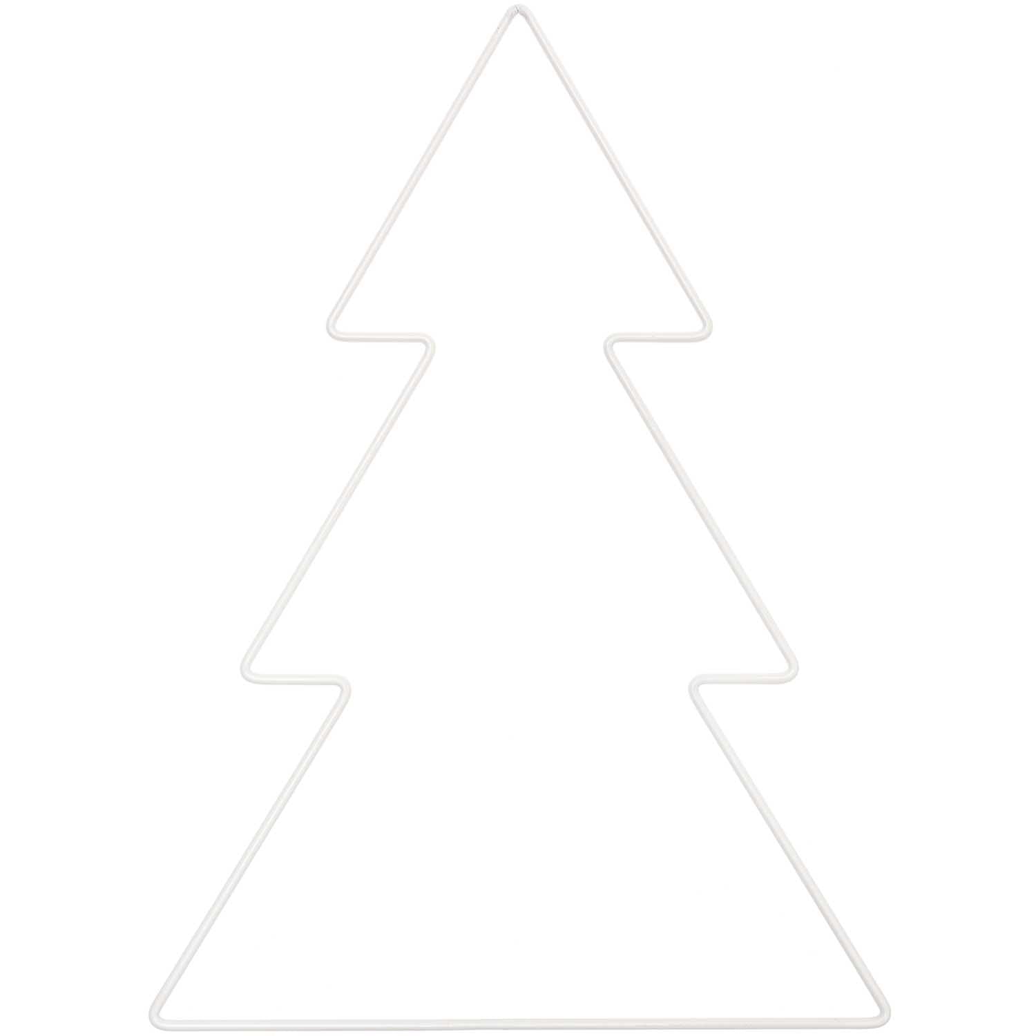 Metallring "Tannenbaum" weiß 3 Größen - mahina