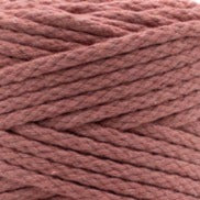 MAHINA Garn 4mm geflochten Altrosa 100m - mahina