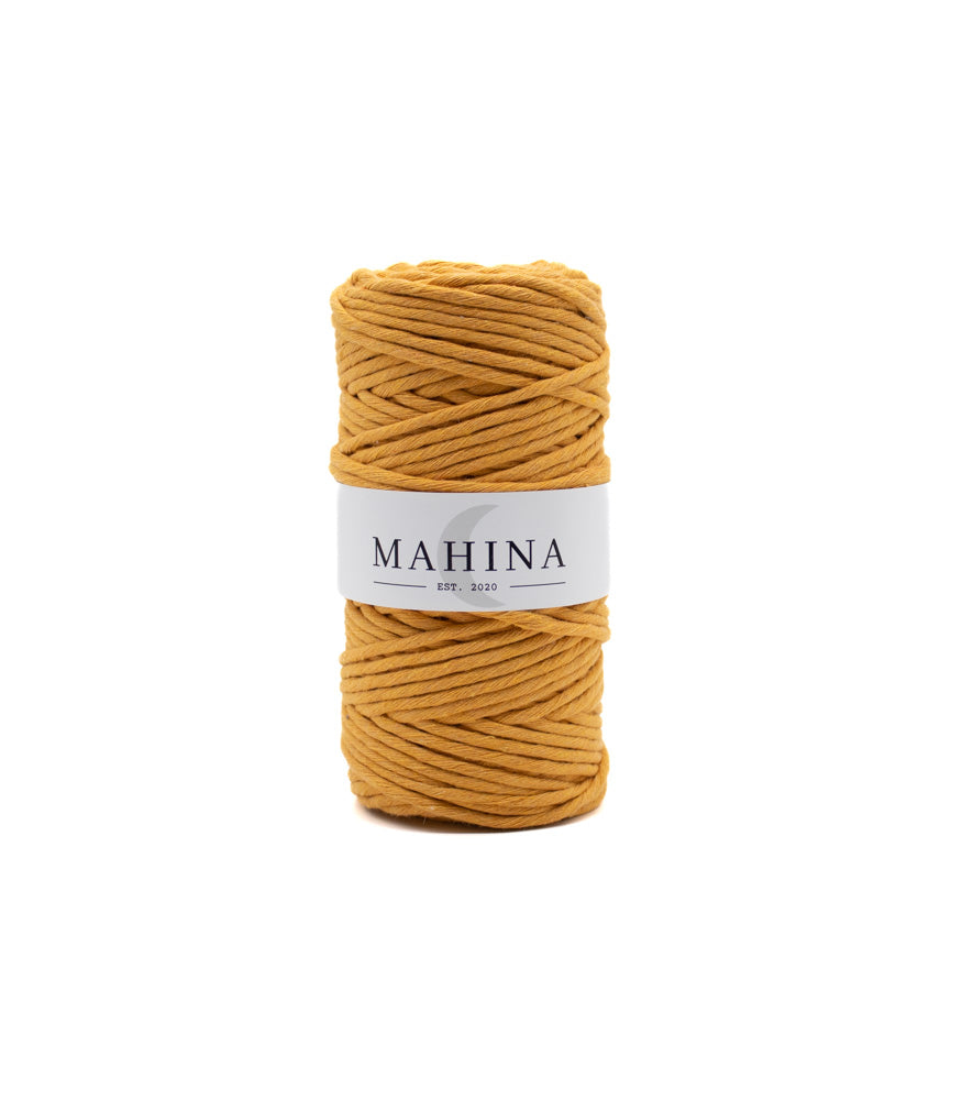 MAHINA Garn 4mm gezwirnt 100m verschiedene Farben - mahina