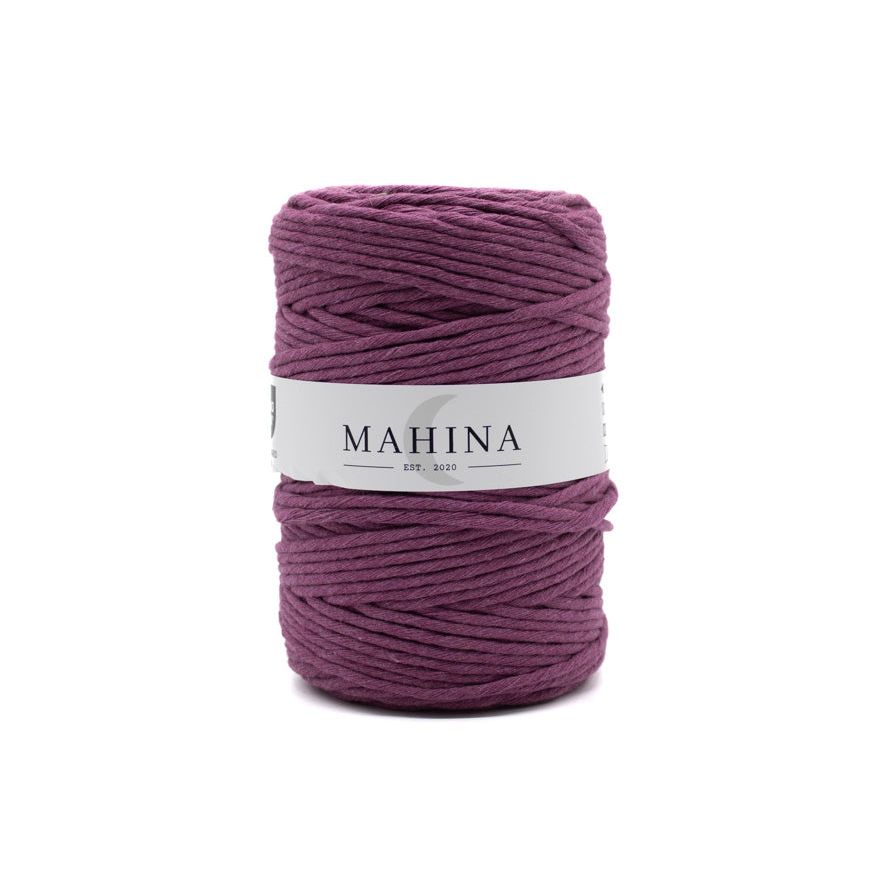 MAHINA Garn 4mm gezwirnt Violett 200m - mahina