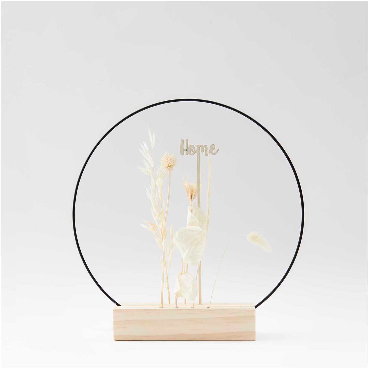 Holzständer für Metallringe 18x5x4cm - mahina