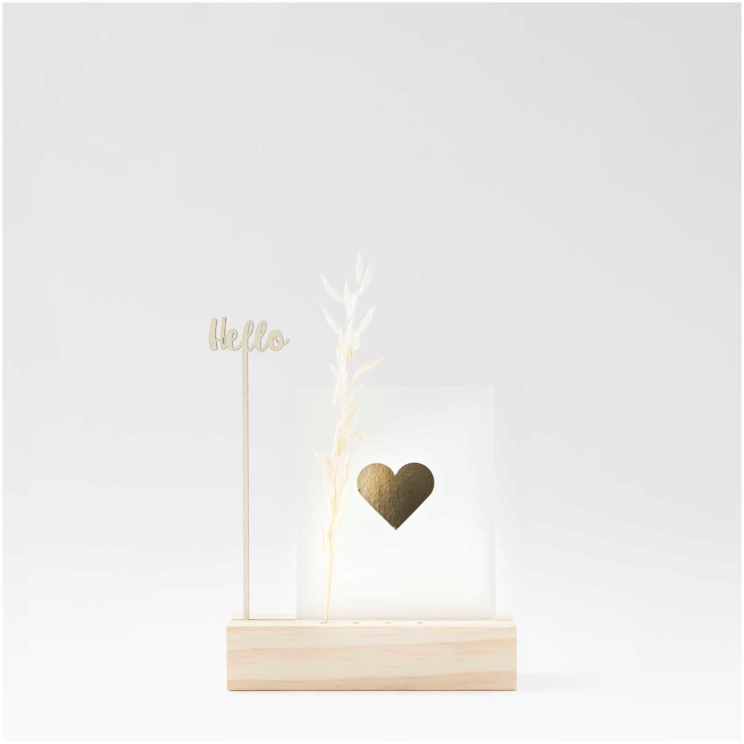 Holzständer für Metallringe 18x5x4cm - mahina