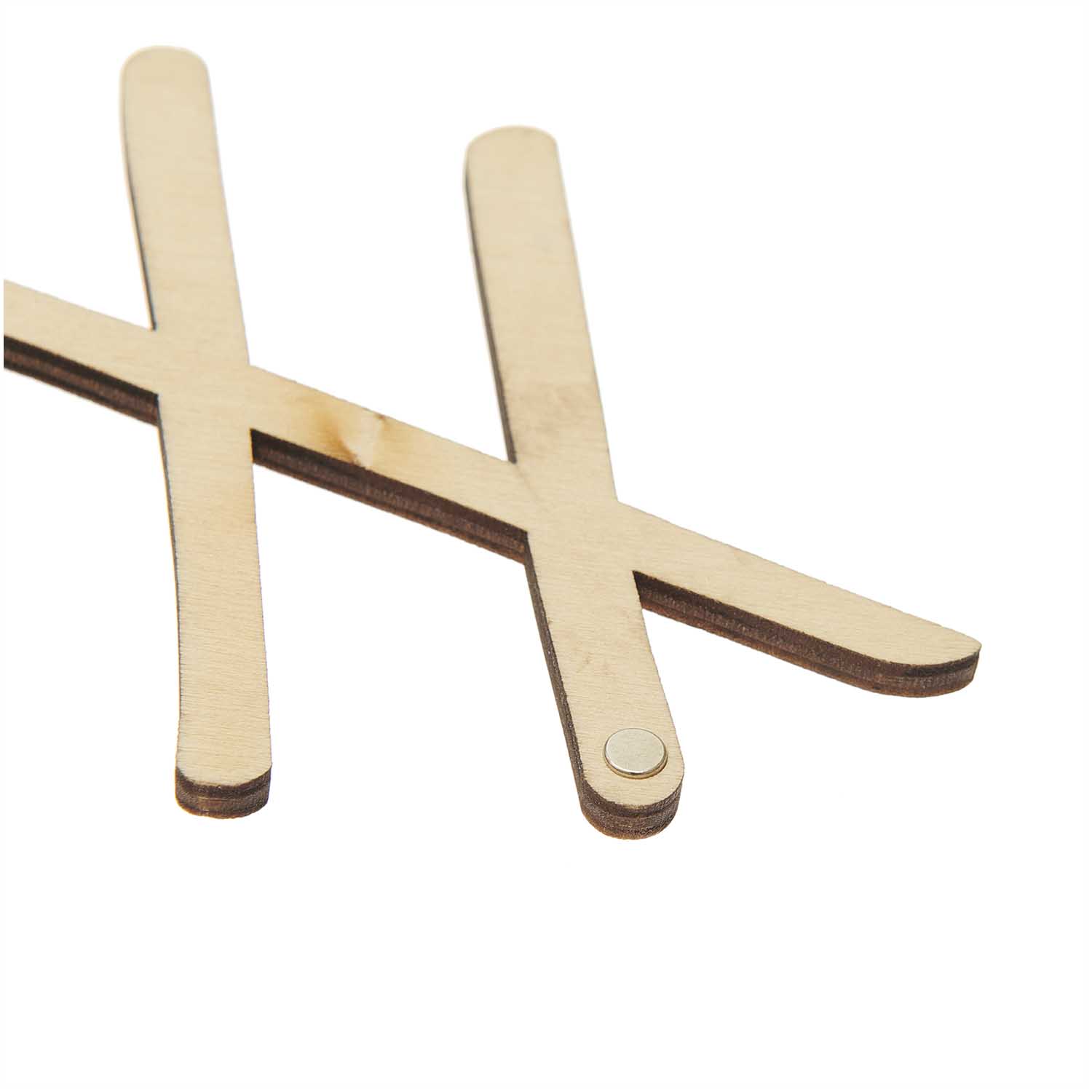 Rico Design Holzschriftzug magnetisch "Home", 28x9cm - mahina