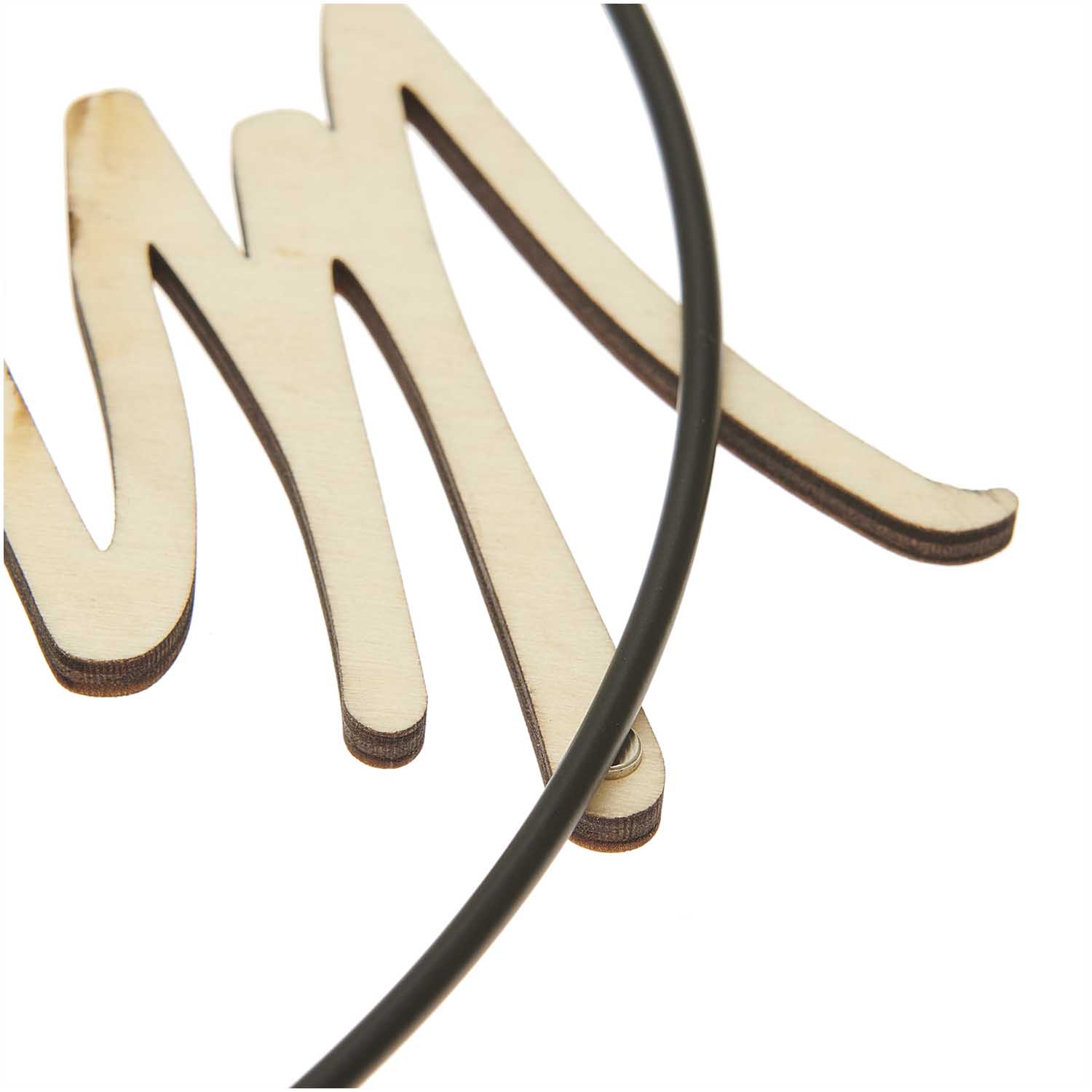 Rico Design Holzschriftzug magnetisch "Mr&Mrs", 26x11cm - mahina