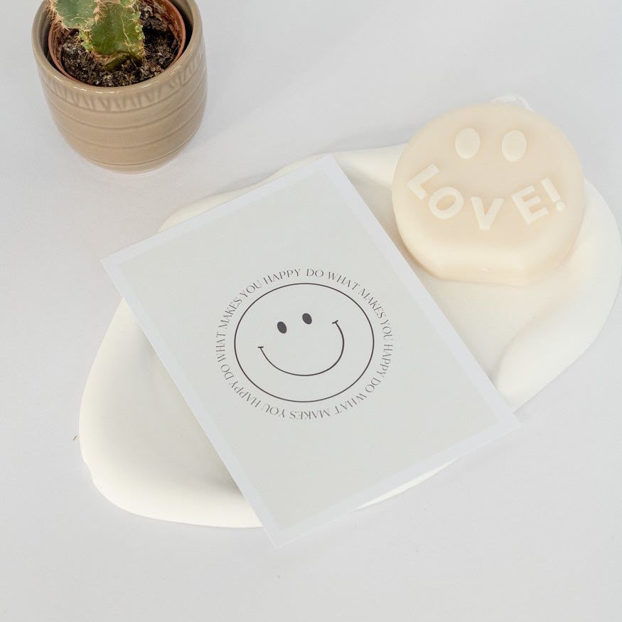 Geschenkkarte "Smiley" - mahina