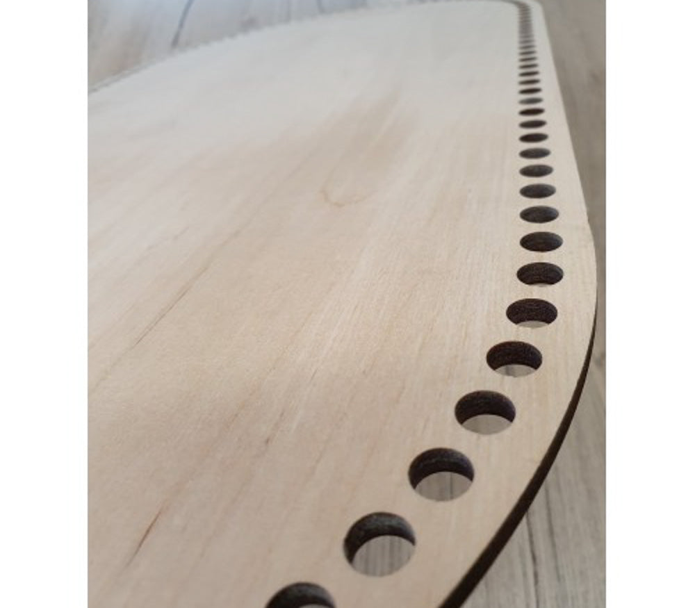 Häkelboden Babywiege/Moseskorb 6mm Birkenholz 36 Größen - mahina