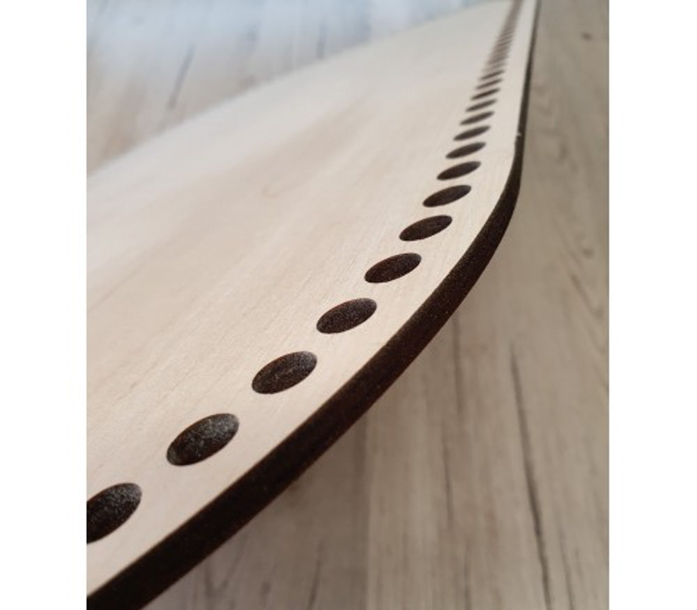 Häkelboden Babywiege/Moseskorb 6mm Birkenholz 36 Größen - mahina