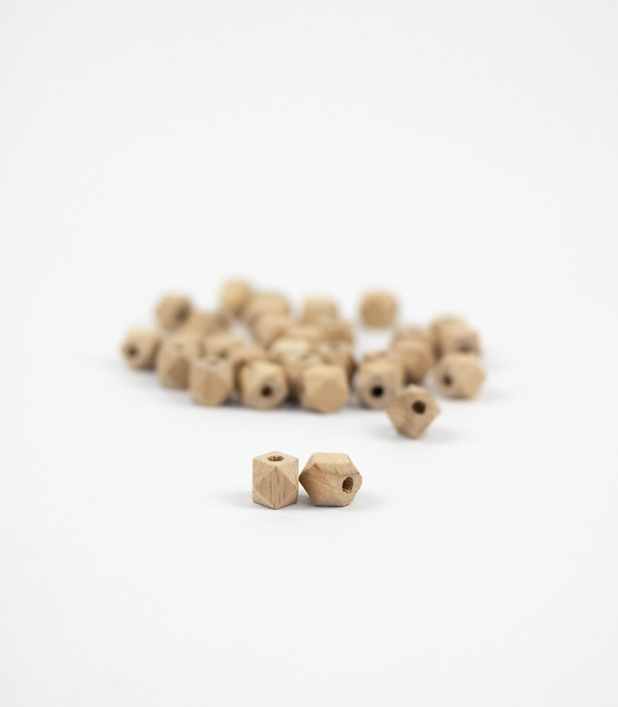 Holzperle "Hexagon" 10mm - mahina