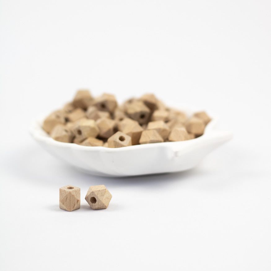 Holzperle "Hexagon" 10mm - mahina