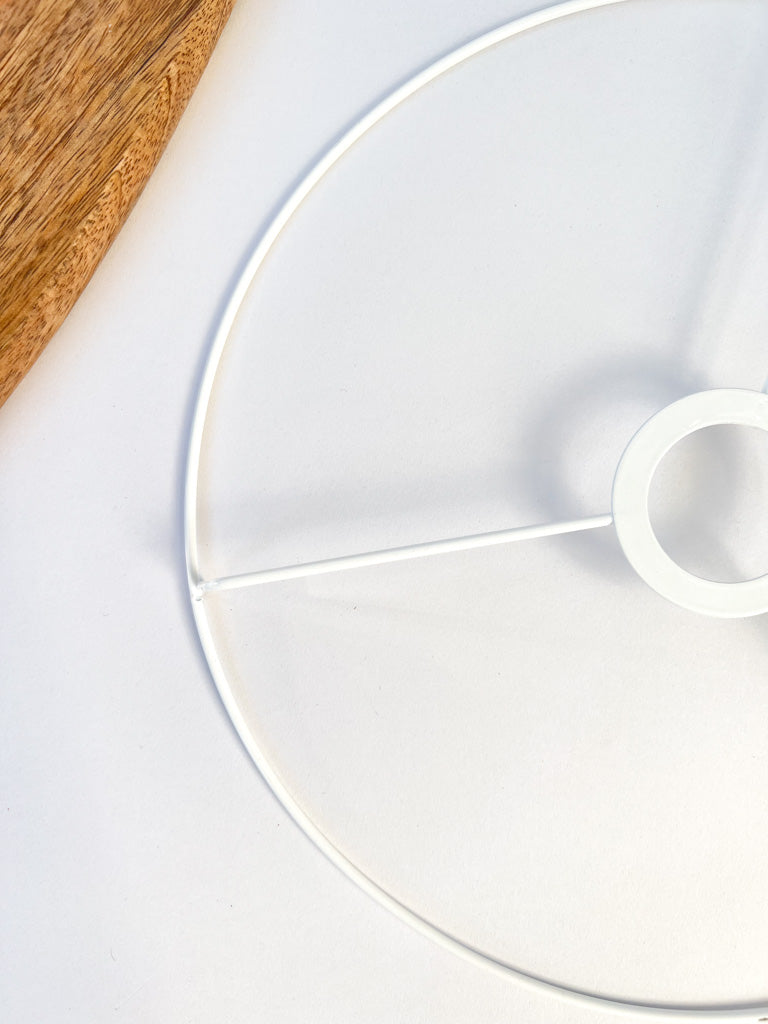 Ring mit Kreuz für Lampenschirm in verschiedenen Größen - mahina