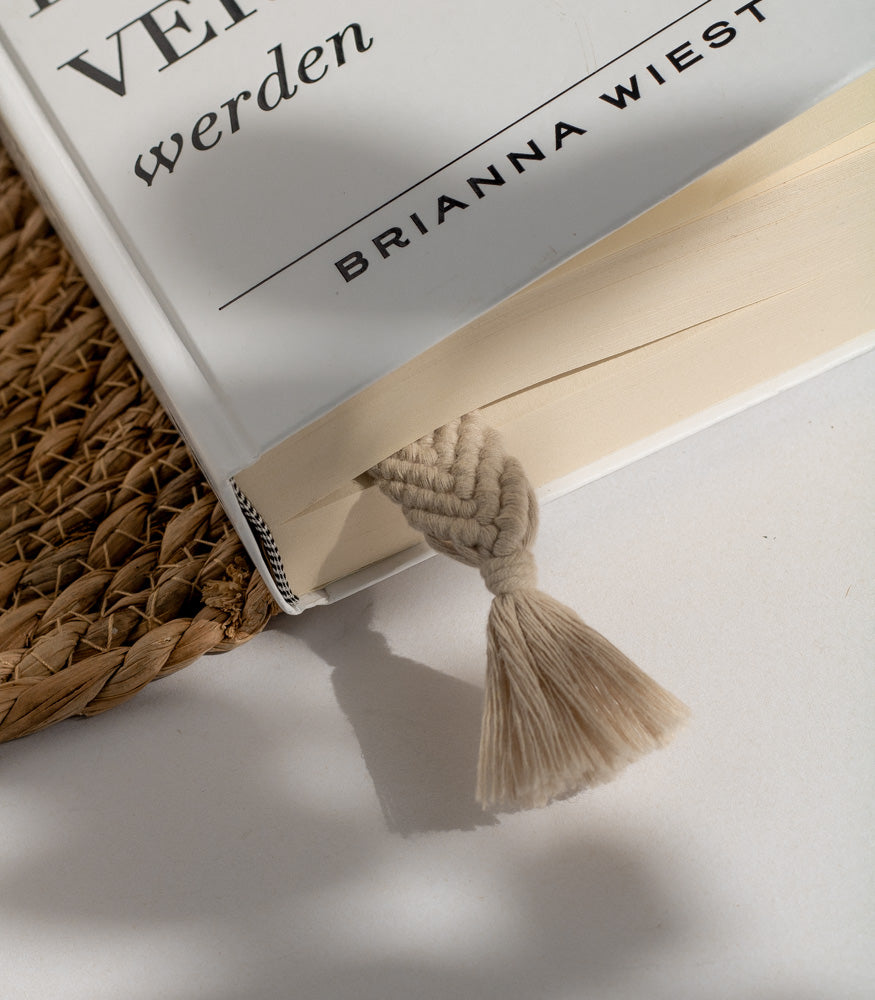 Handgemachtes Makramee Lesezeichen - mahina