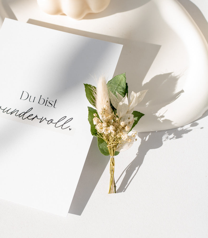 Mini Bouquet aus Trockenblumen, verschiedene Farben - mahina