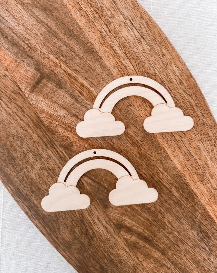 Rayher Anhänger für Mobile Wolke aus Holz, FSC Mix Credit - mahina