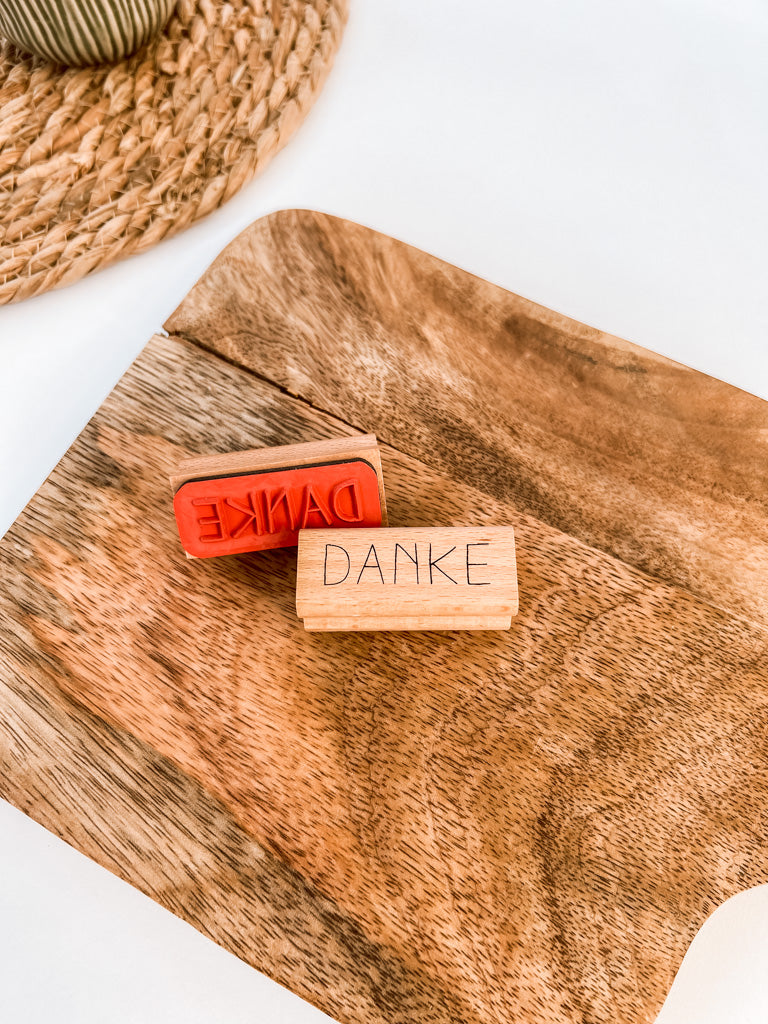 Rico Design Stempel "Danke" 5,0x2,0cm - mahina