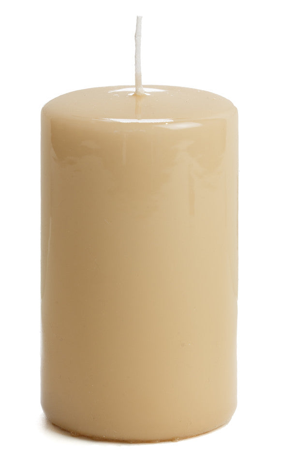 Kerze "Glasiert" in verschiedenen Farben/Größen - mahina