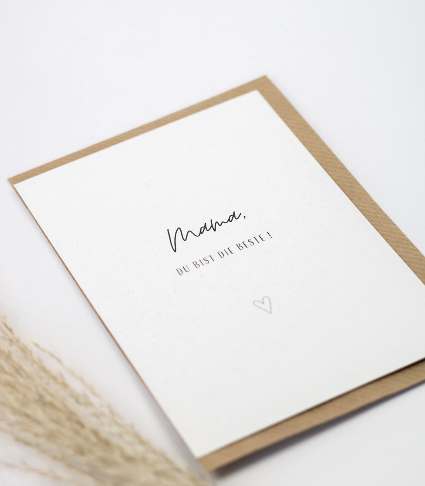 Geschenkkarte "Mama" - mahina