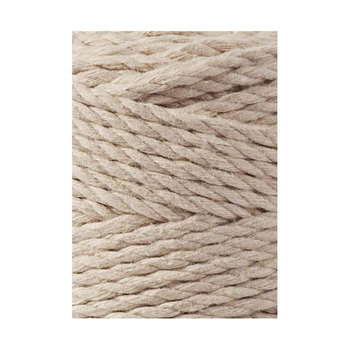 Bobbiny Makramee Garn 1,5mm 3ply Beige 100m - mahina