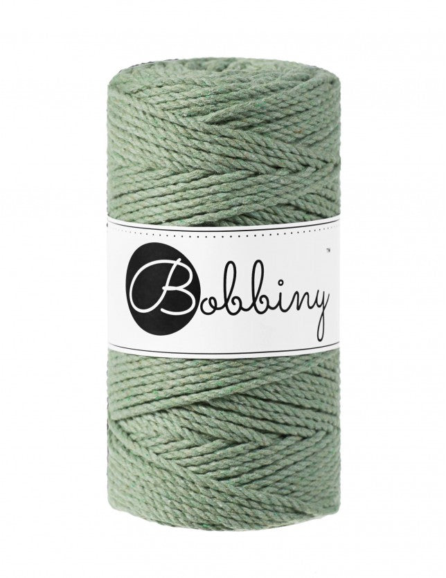 Bobbiny Makramee Garn 3mm 3ply 100m - Garne > Baumwollgarne > Bobbiny > 3ply > 3mm von mahina