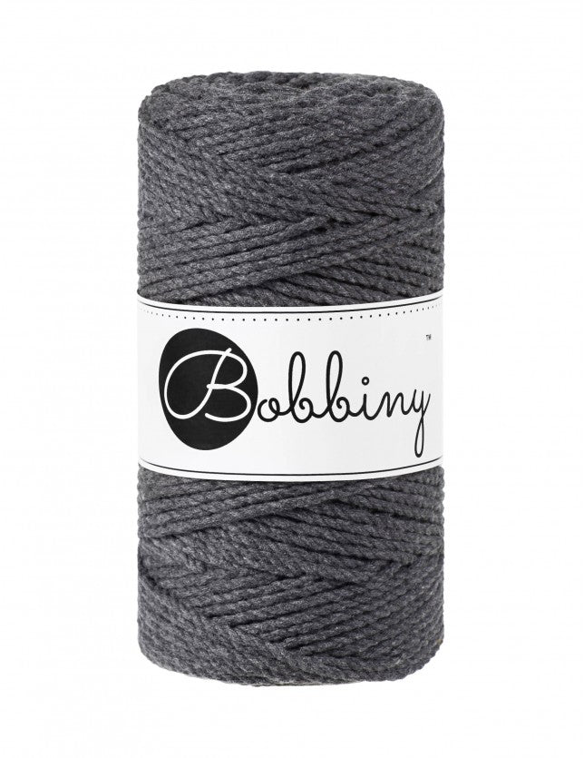 Bobbiny Makramee Garn 3mm 3ply 100m - Garne > Baumwollgarne > Bobbiny > 3ply > 3mm von mahina