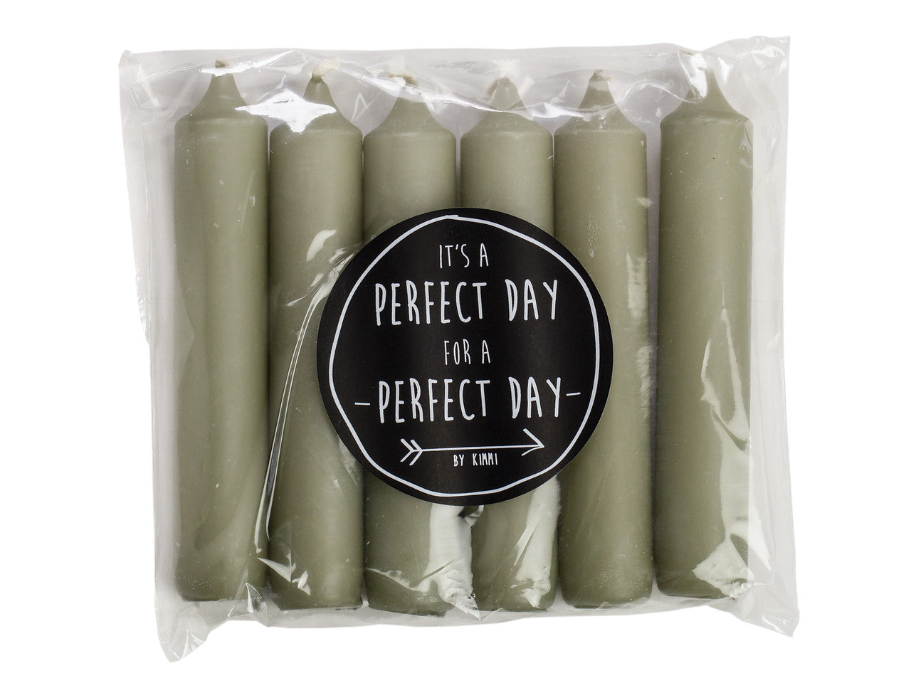 Kerze "Cadeau" 2,1x12cm 6 Stück 15 Farben - mahina