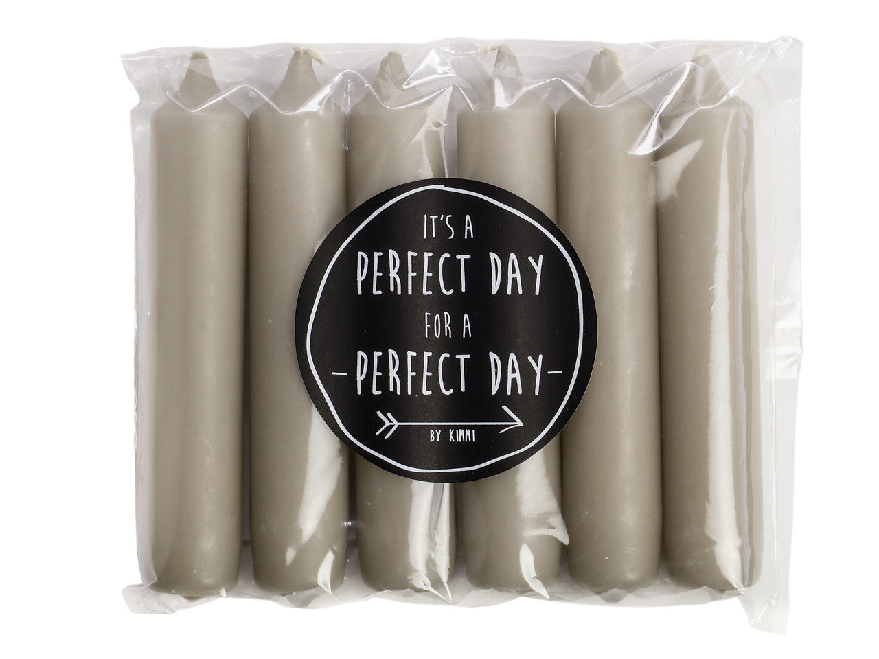 Kerze "Cadeau" 2,1x12cm 6 Stück 15 Farben - mahina