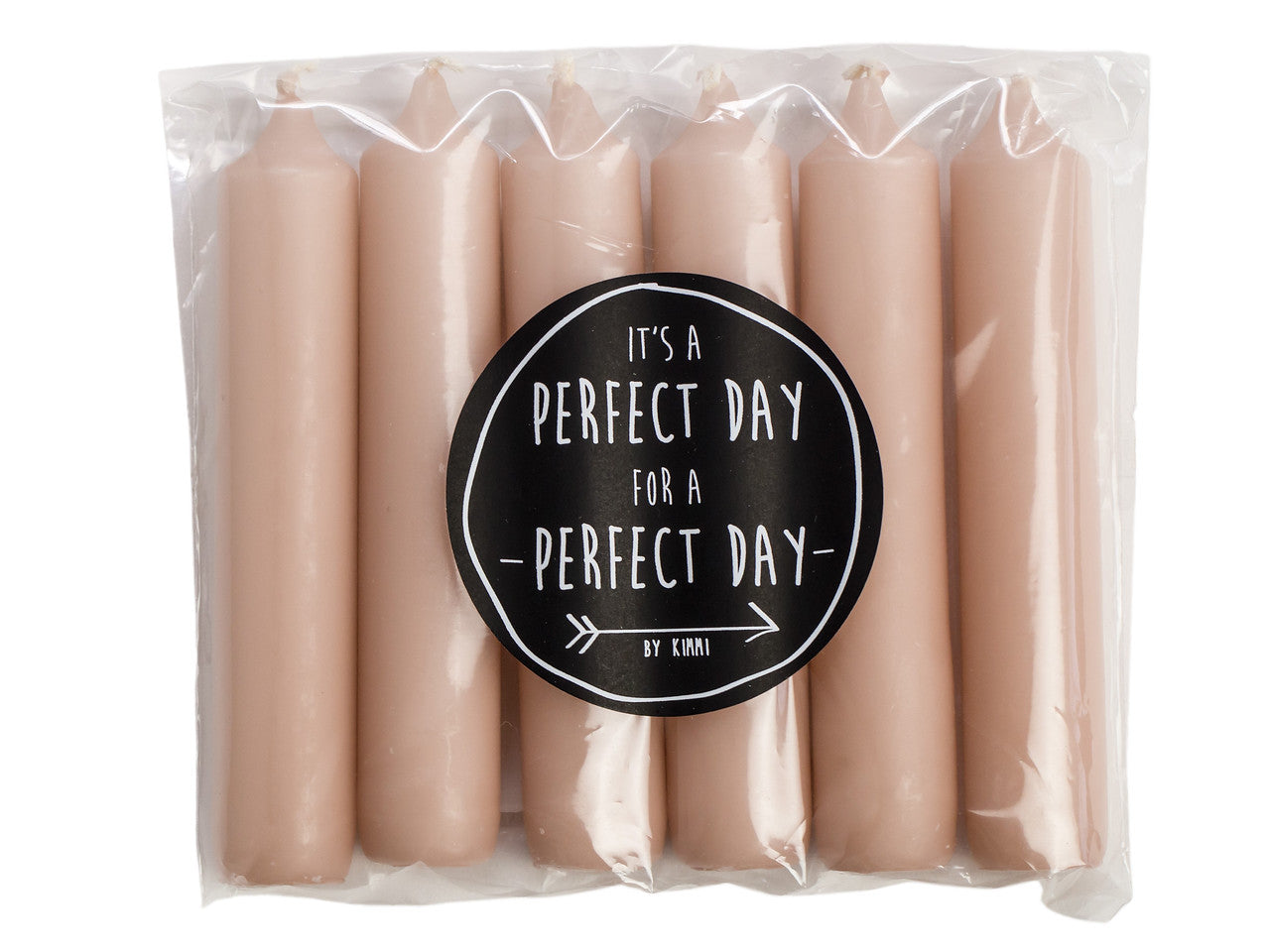 Kerze "Cadeau" 2,1x12cm 6 Stück 15 Farben - mahina