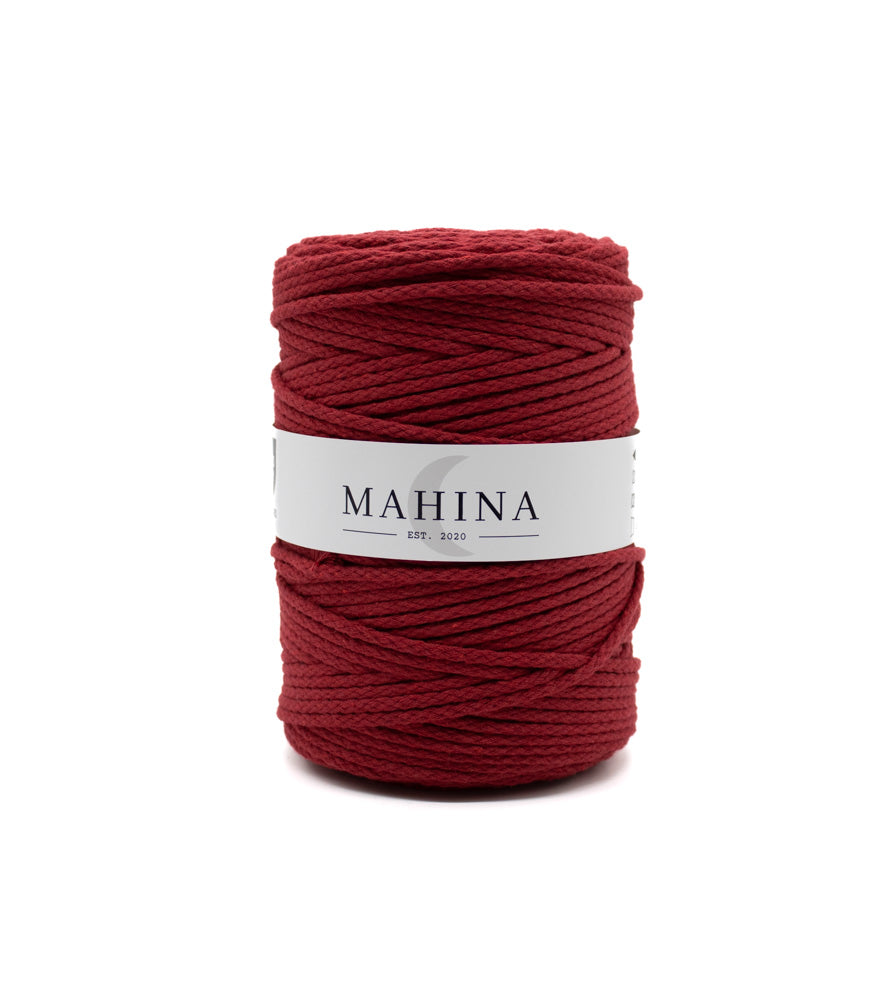 mahina Garn 4mm geflochten 200m - Garne > Baumwollgarne > Pferdeseile > Geflochten > 4mm > 200m von mahina