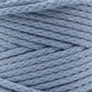 MAHINA Garn 4mm geflochten Hellblau 100m - Garne > Baumwollgarne > Pferdeseile > Geflochten > 4mm > 100m von mahina