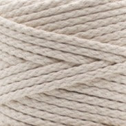 MAHINA Garn 4mm geflochten Natur 100m - Garne > Baumwollgarne > Pferdeseile > Geflochten > 4mm > 100m von mahina
