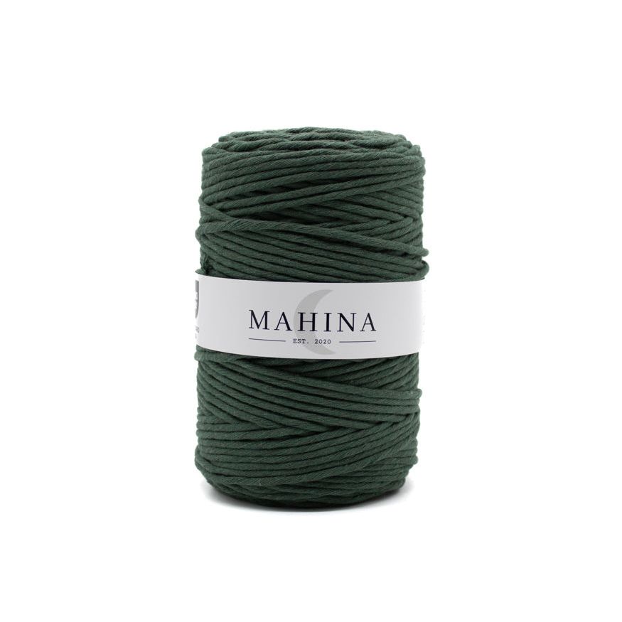 MAHINA Garn 4mm gezwirnt Tannengrün 200m - Garne > Baumwollgarne > Pferdeseile > Gezwirnt > 4mm > 200m von mahina