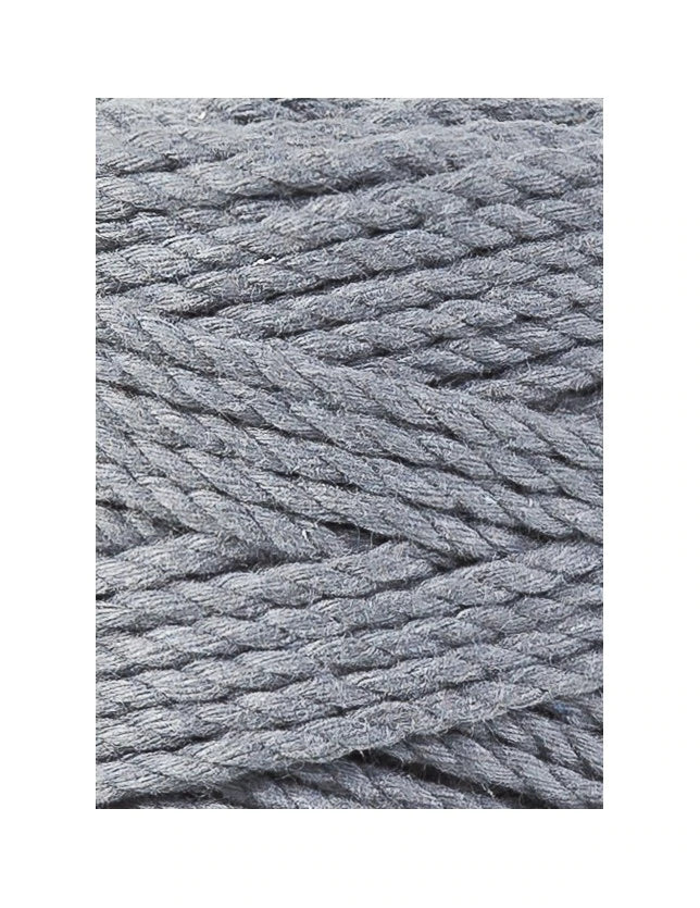 Bobbiny Makramee Garn 1,5mm 3ply Steel 100m - mahina