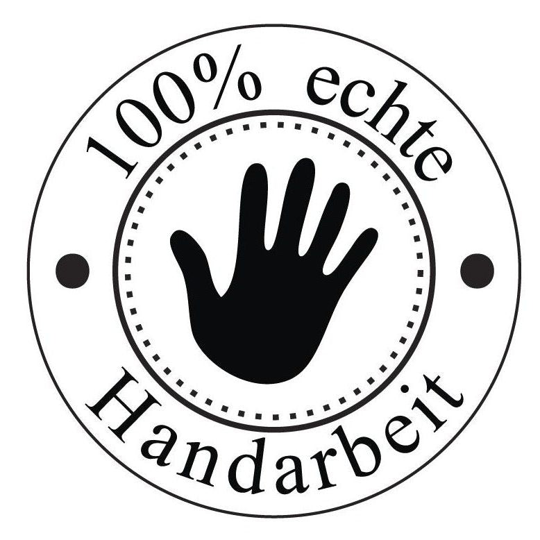 Rayher Motiv Stempel "Handarbeit" 3cm ø - mahina