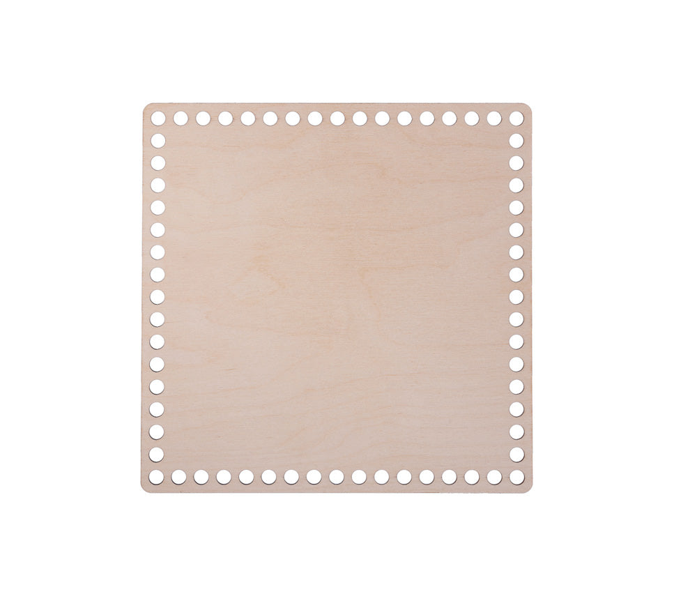 Häkelboden "Quadrat" Birkenholz 9 Größen - Bastelbedarf -> Häkeln und Stricken -> Häkelboden von mahina