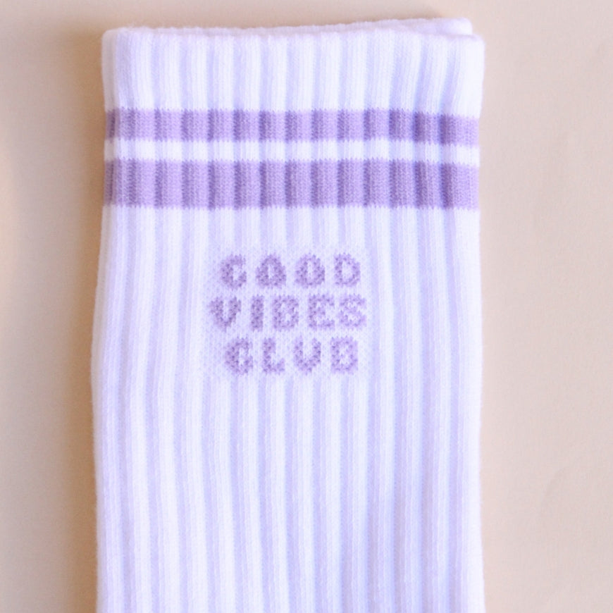 Socken "Good Vibes Club" - Haarklammer von mahina