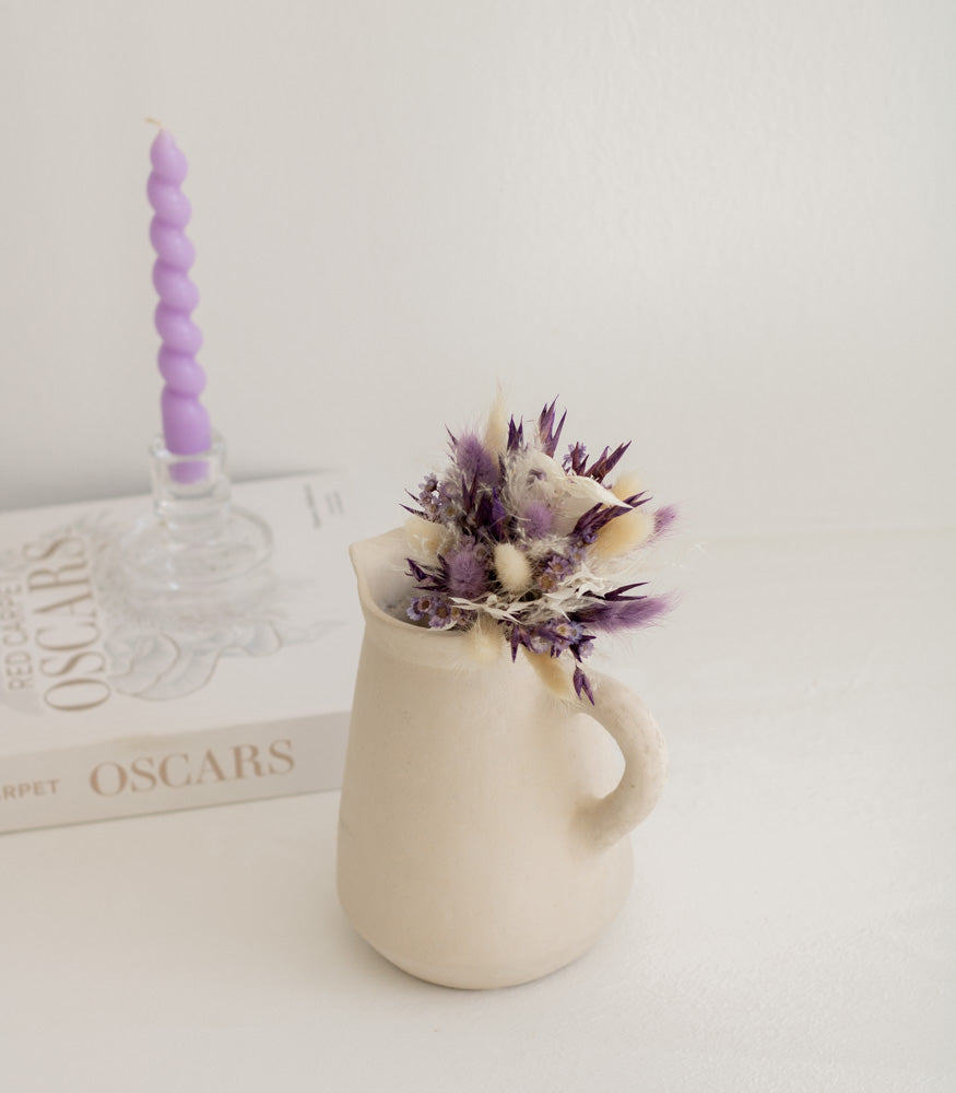 Kleiner Trockenblumenstrauß "Wild Violet" - mahina