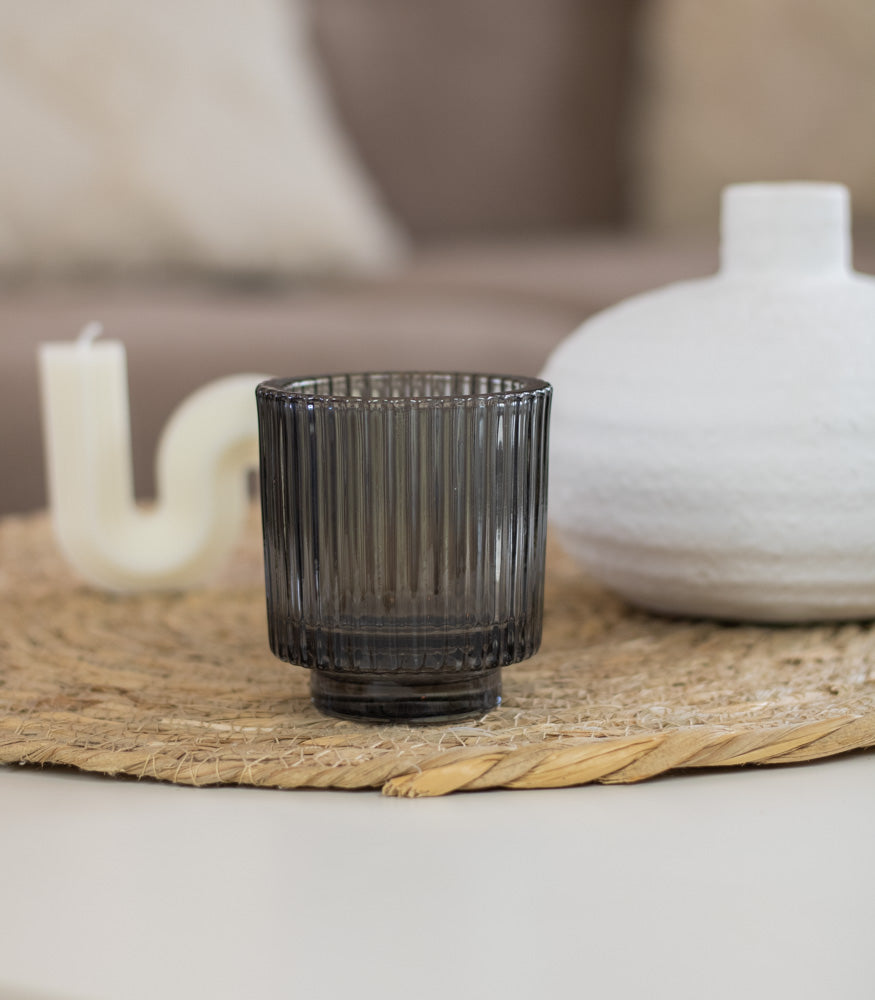 Teelichtglas "Mari", verschiedene Farben - mahina
