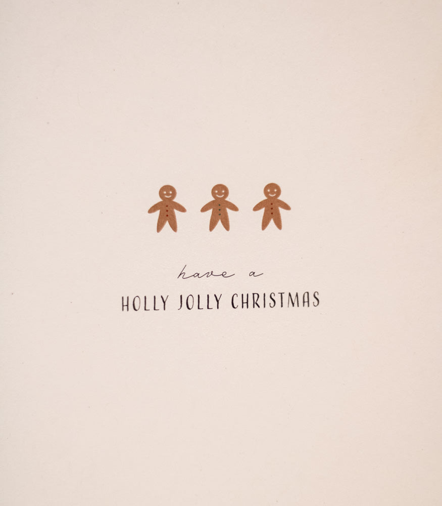 Weihnachtskarte "Holly Jolly Christmas" - MAHINA