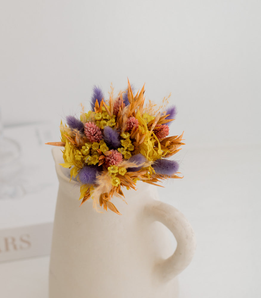 Kleiner Trockenblumenstrauß  "Colorful" - MAHINA