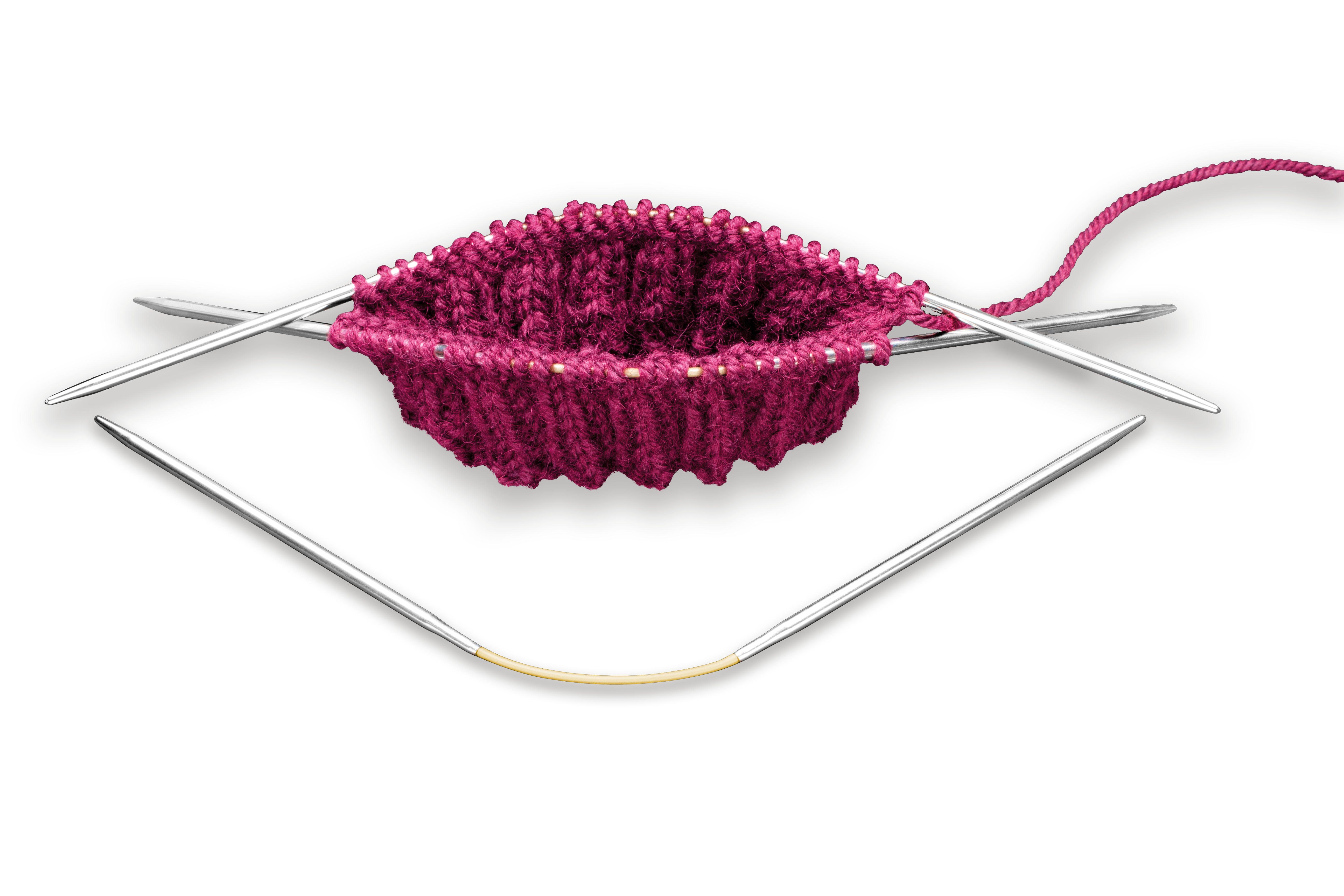Addi Stricknadel "addiCraSyTrio" Short 21cm, 160-2 - mahina