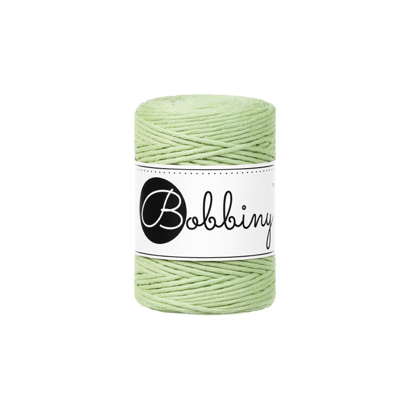 Bobbiny Makramee Garn 1,5mm gezwirnt Matcha 100m - MAHINA