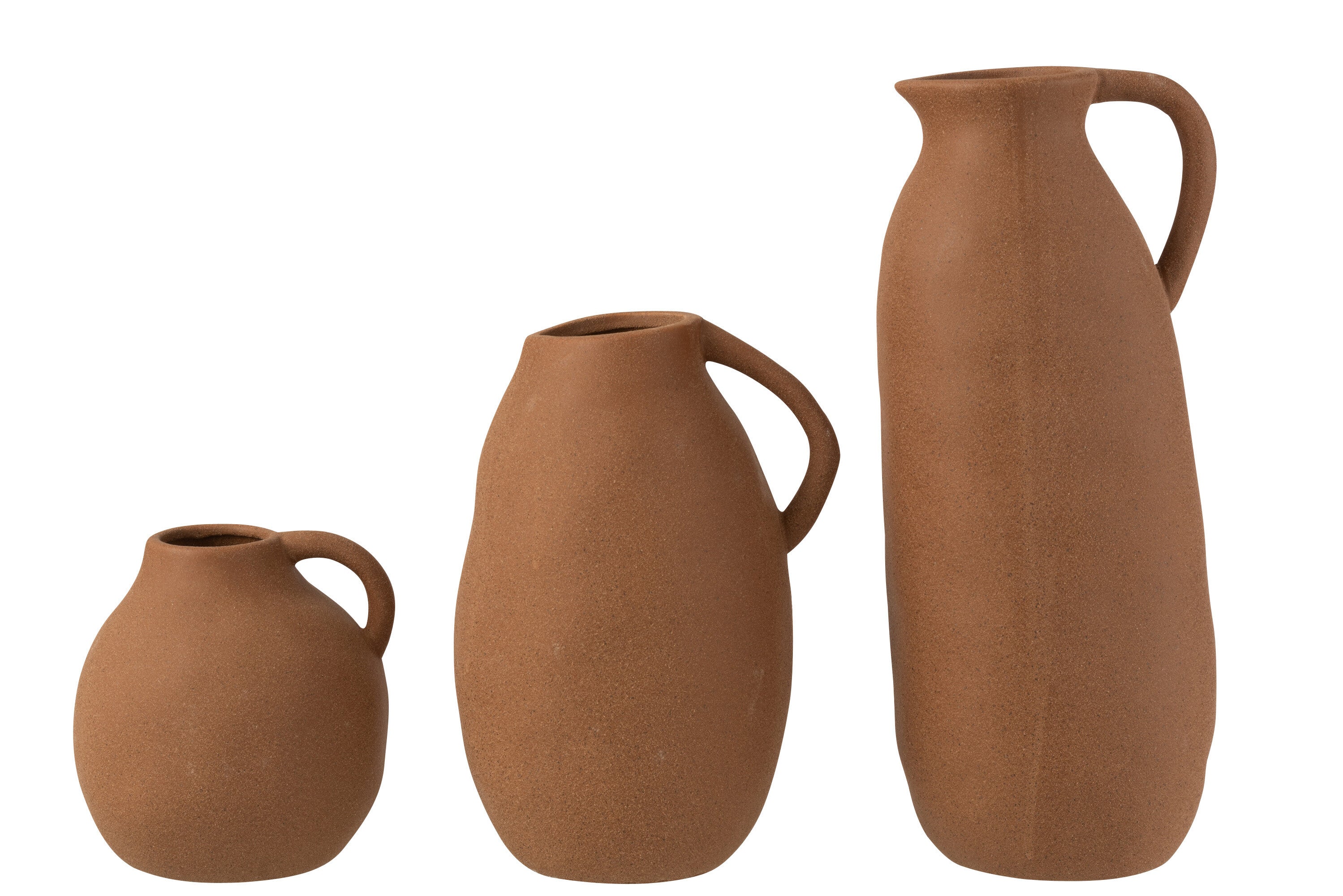 Handgemachte Vase "Toskana" in terrakotta, verschiedene Größen - mahina