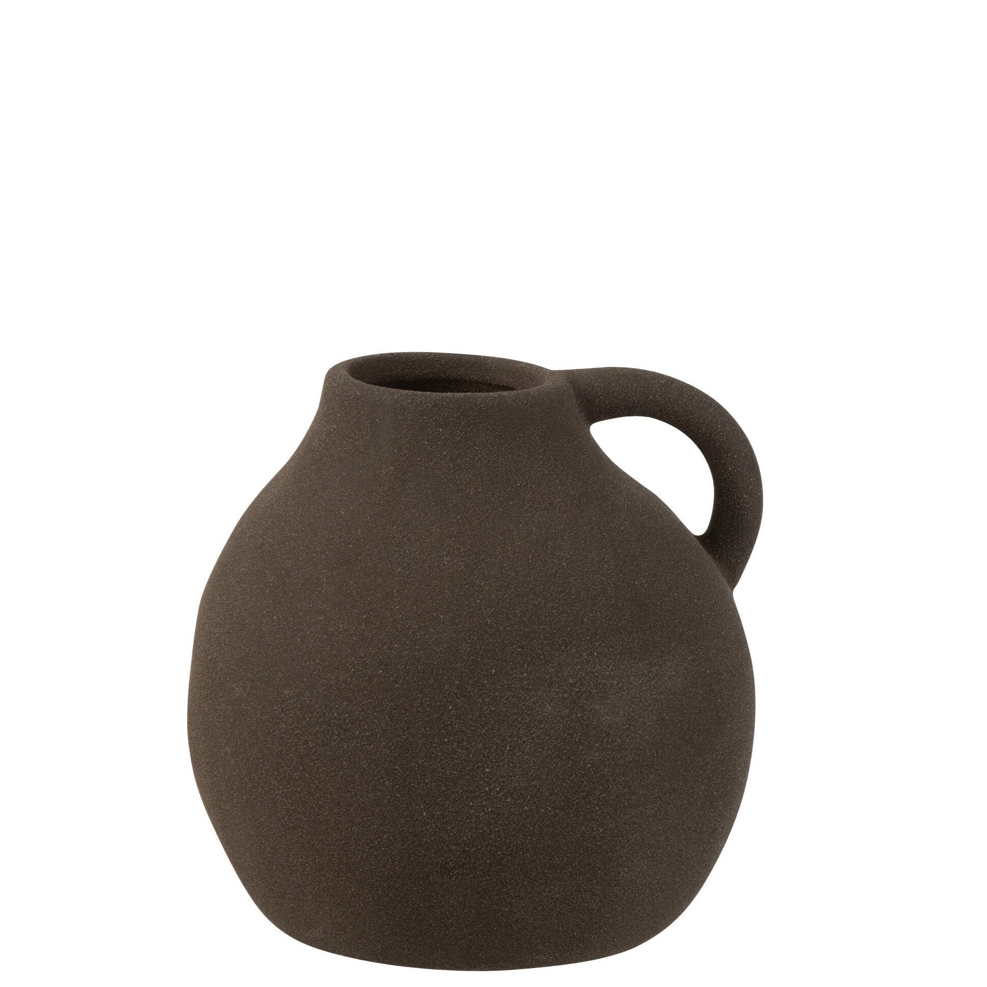 Handgemachte Vase "Toskana" in anthrazit, verschiedene Größen - mahina