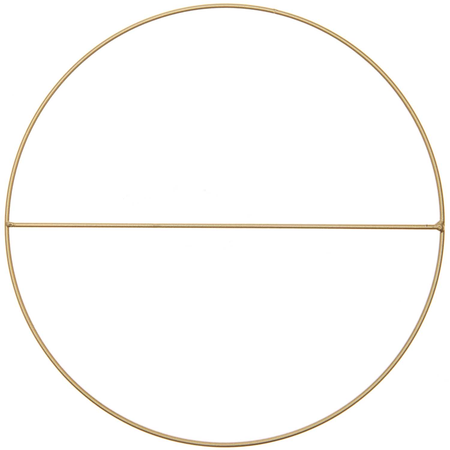Metallring mit Querstrebe 25cm, verschiedene Farben - mahina