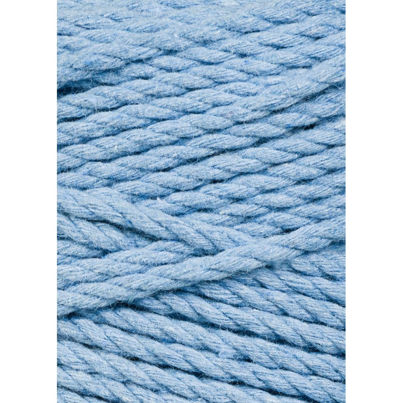 Bobbiny Makramee Garn 3mm 3ply Perfect Blue 100m - MAHINA