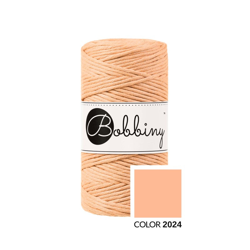 Bobbiny Makramee Garn 3mm gezwirnt 100m verschiedene Farben - mahina