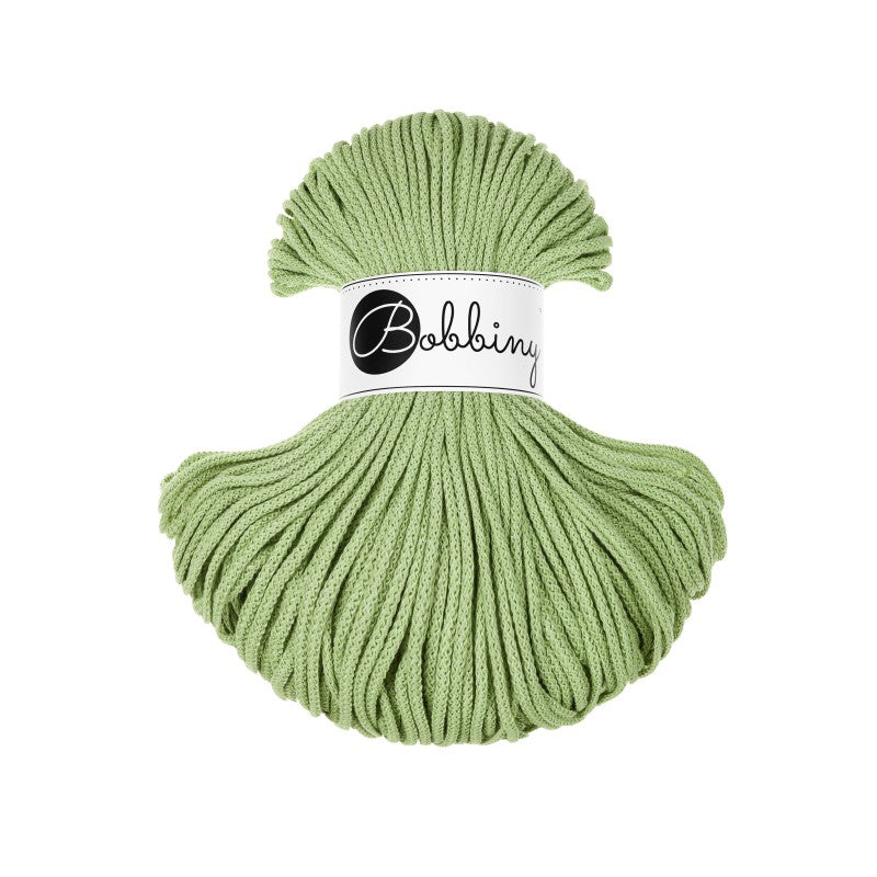 Bobbiny JUNIOR Flechtkordel 3mm geflochten Matcha 100m - MAHINA